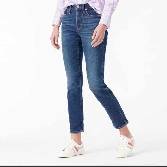 J Crew 9" Vintage Straight Jean in Bristol Wash 29